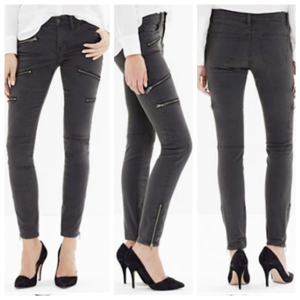 Madewell Multizip Skinny Jeans Size 26